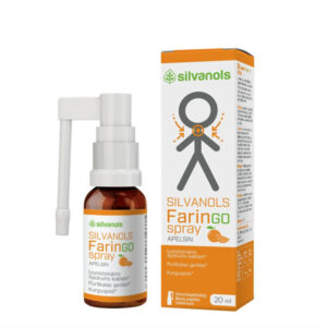 FARINGOSPRAY purškiamas maisto papildas, apelsinų skonis, 20 ml