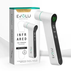 Evolu 3 in 1 infraraudonųjų spindulių termometras kaktai, ausiai ir paviršiams