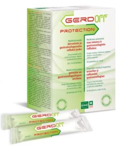 GerdOff Protection sirupas nuo rėmens pakeliuose 10 ml 20 vnt.