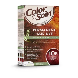 COLOR & SOIN plaukų dažai be amoniako su augaliniais ekstraktais 10R Shining Red 135 ml