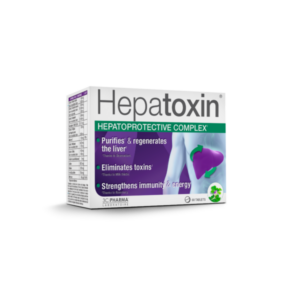 Hepatoxin kepenims tabletės – 3C Pharma papildas kepenų apsaugai ir detoksikacijai