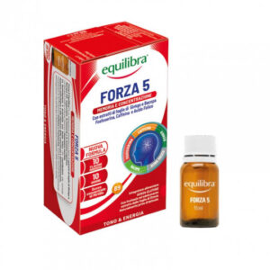 Equilibra Forza 5 geriamasis maisto papildas atminčiai ir koncentracijai, 10 x 15 ml