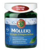Möller’s Omega-3 Magne Active 90 kapsulių pakuotė