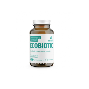 ECOSH ECOBIOTIC probiotikai žarnynui – 40 kapsulių