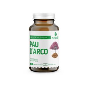 ECOSH PAU D’ARCO 500 mg 100 kapsulių pakuotė
