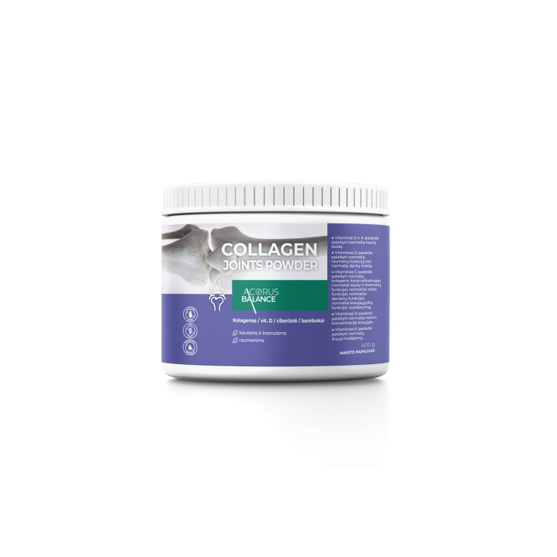 36236 ACORUS BALANCE, COLLAGEN JOINTS POWDER, SĄNARIAMS, 400 g - Image 1