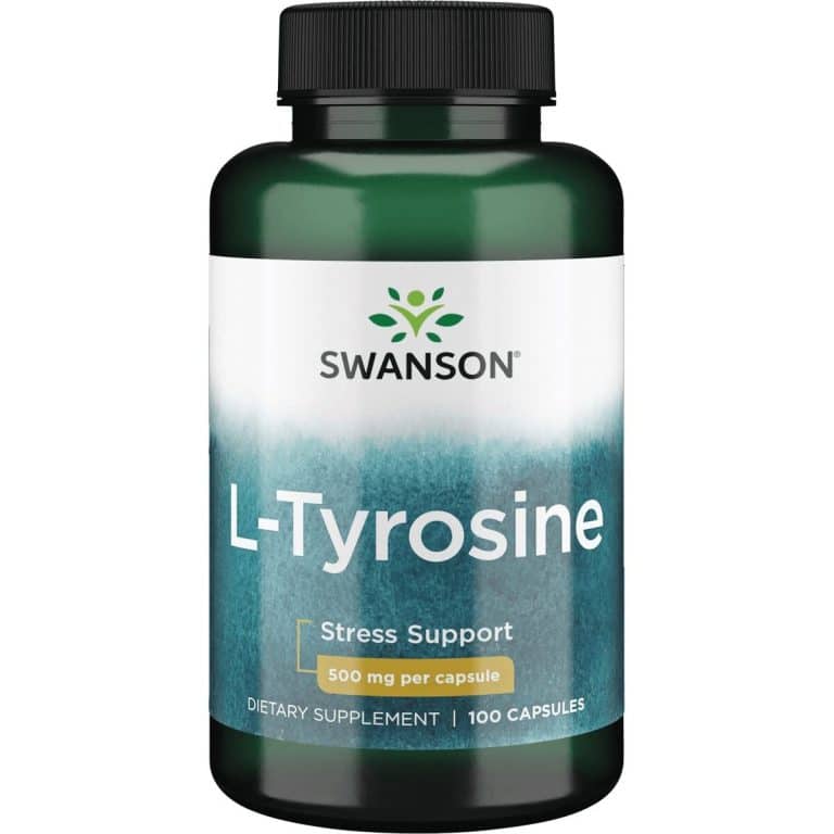 Swanson L-Tirozinas 500 mg maisto papildas, 100 kapsulių