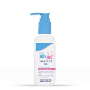 Sebamed Baby kūdikių raminamasis masažo aliejus (su dozatoriumi), 150 ml