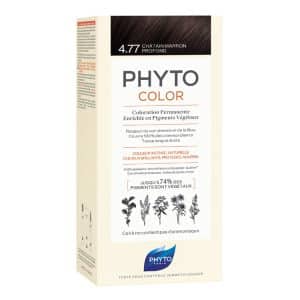 Phyto Color plaukų dažai Nr. 4.77 60ml 40ml 12ml 132 g.