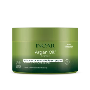 Inoar Argan Oil Mask intensyviai drėkinanti plaukų kaukė su argano aliejumi 250 ml