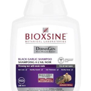 Bioxcin šampūnas nuo plaukų slinkimo su juoduoju česnaku 300 ml