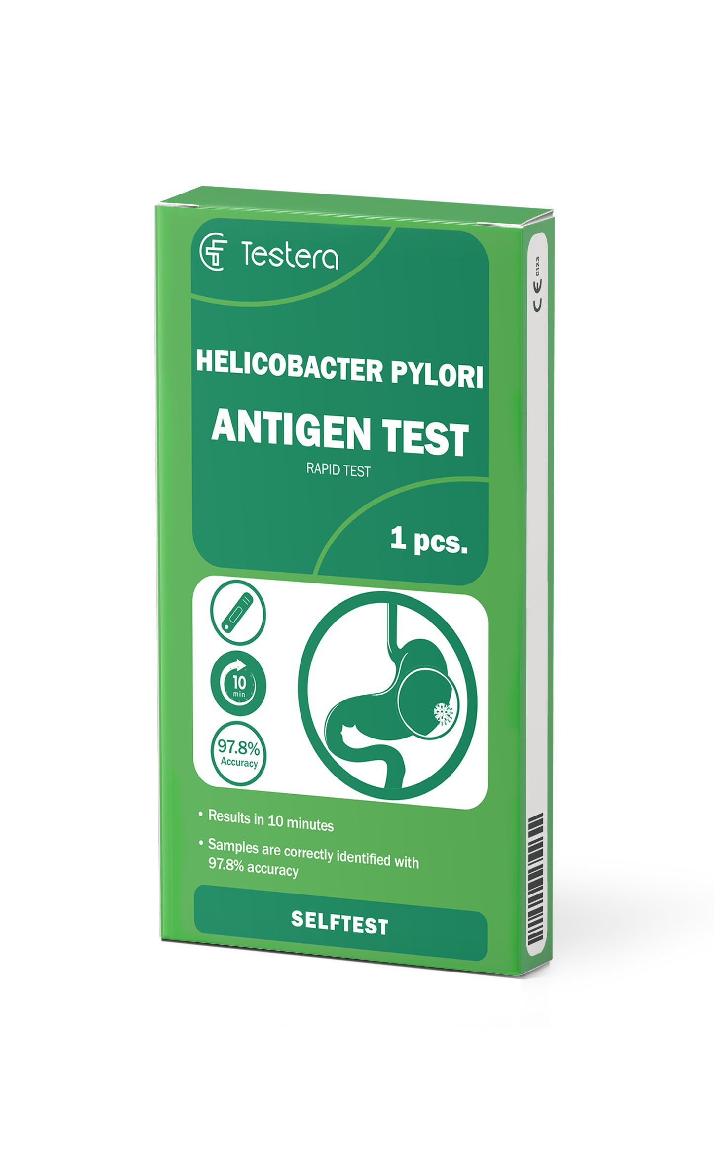 6936983119177 TESTERA HELICOBACTER PYLORI ANTIGEN TEST, greitasis testas, N1 - Image 1