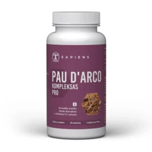SAPIENS Pau D'arco kompleksas, 90 tablečių