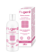 Flugenil švelnus prausiklis 150 ml, kasdieniam jautrios odos ir gleivinės prausimui.