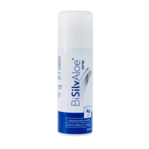 BiSilvAloe spray 125 ml purškiama priemonė žaizdų, nudegimų ir nubrozdinimų priežiūrai