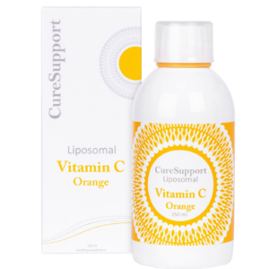 CURESUPPORT liposominis maisto papildas VITAMINAS C ORANGE, apelsinų skonio, 250 ml