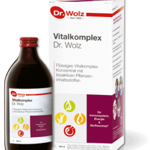 Dr. Wolz Vitalkomplex koncentruotas skystis, maisto papildas imunitetui, 500 ml butelis