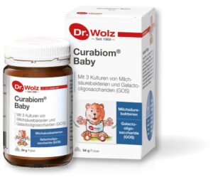 Dr. Wolz CuraBiom Baby probiotikų maisto papildas kūdikiams, 54 g