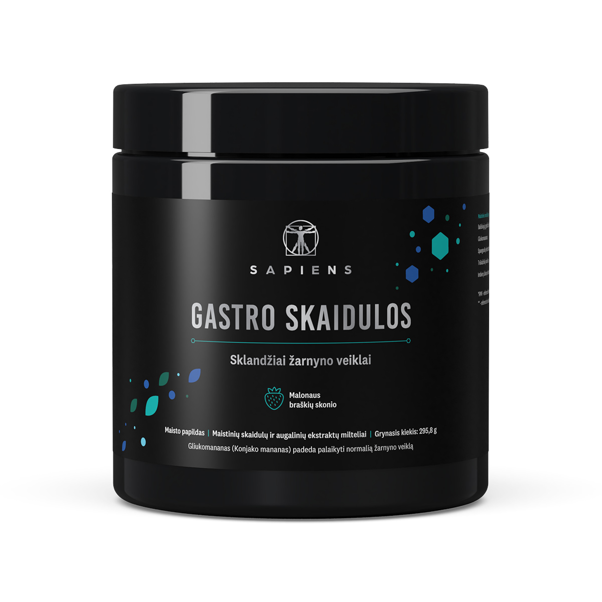 4779052390150 Maistinės skaidulos SAPIENS gastro maistinės skaidulos 295,8 gr - Image 1
