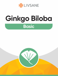 LIVSANE GINKGO BILOBA 60MG maisto papildas su ginkmedžio lapų ekstraktu  N60