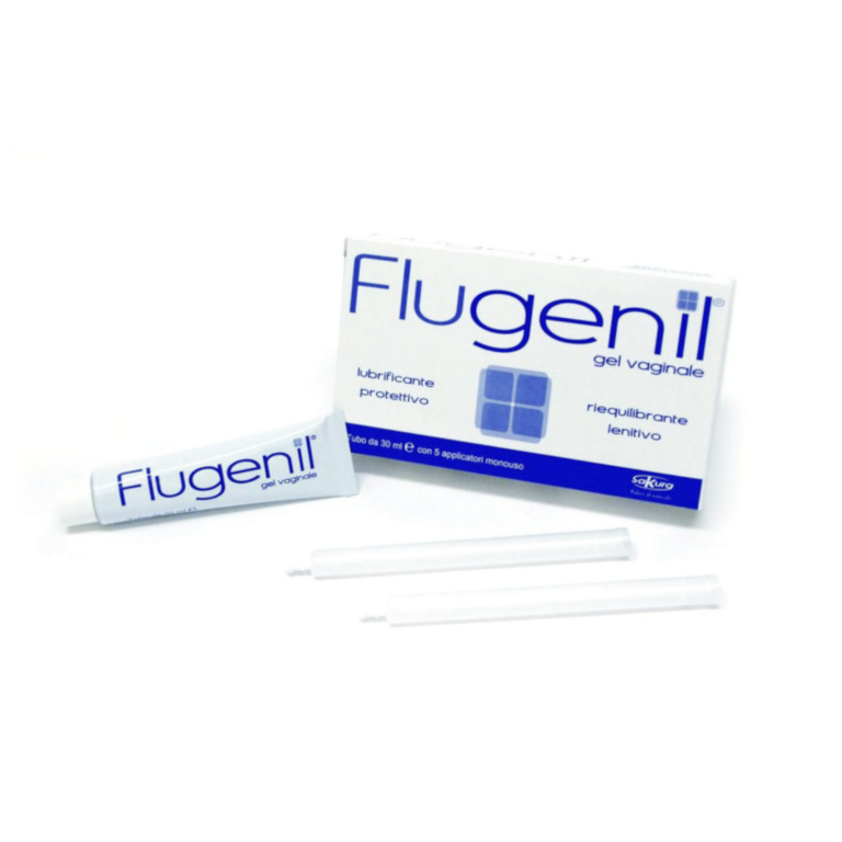 Flugenil makšties gelis 30 ml, priemonė makšties gleivinės drėgnumui palaikyti.