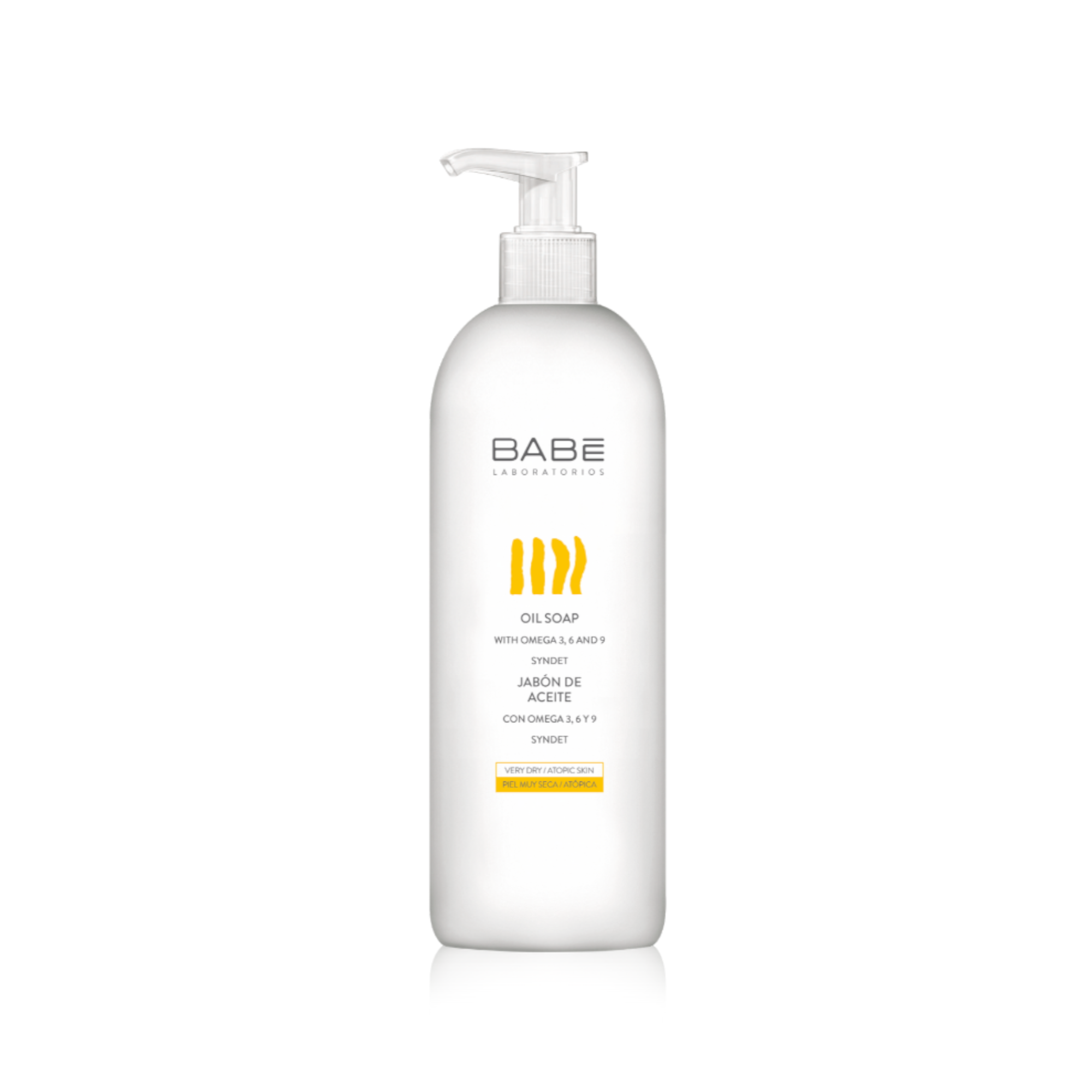 10018668-BABE-BODY-OIL-SOAP-N1-BABE-1-21.png BABĒ aliejinis kūno prausiklis su Omega 3, 6 ir 9 riebiosiomis rūgštimis BODY, 500 ml - Image 1