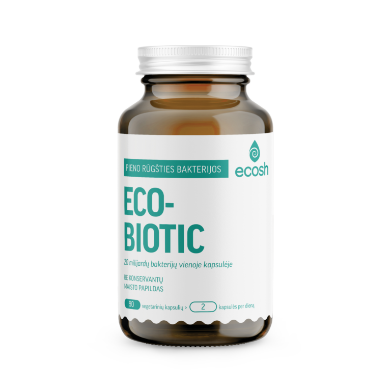 ECOSH ECOBIOTIC probiotikai žarnynui ir mikroflorai