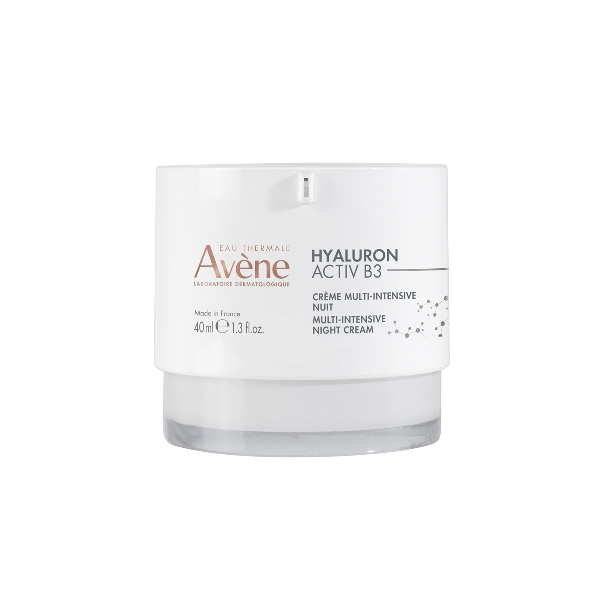 10074359-AVENE-HYALURON-ACTIVE-B3-NIGHT-FACIAL-CREAM-40-ML-N1-PIERRE-FABRE-10.png AVENE intensyvaus poveikio naktinis veido kremas brandžiai odai HYALURON ACTIVE B3, 40 ml - Image 1