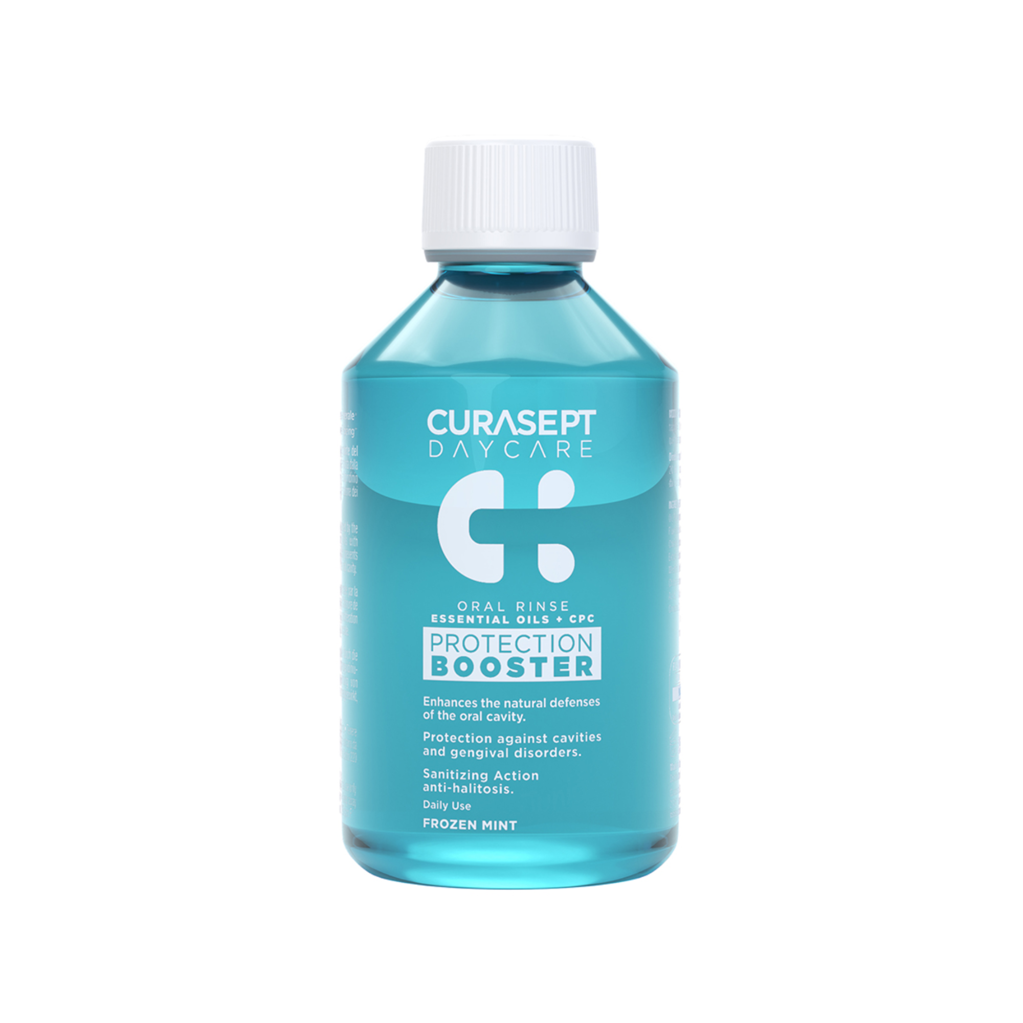 10080902-CURASEPT-BOOSTER-FROZEN-MINT-MOUTHWASH-250-ML-N1-CURASEPT-10.png CURASEPT šaldančios mėtos skonio skalavimo skystis FROZEN MINT 250 ml - Image 1