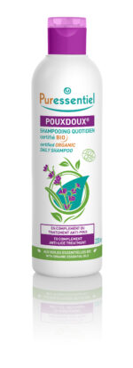 PURESSENTIEL ŠAMPŪNAS „POUXDOUX®“ PAPILDOMA PRIEMONĖ UTĖLĖMS NAIKINTI