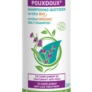 PURESSENTIEL ŠAMPŪNAS „POUXDOUX®“ PAPILDOMA PRIEMONĖ UTĖLĖMS NAIKINTI