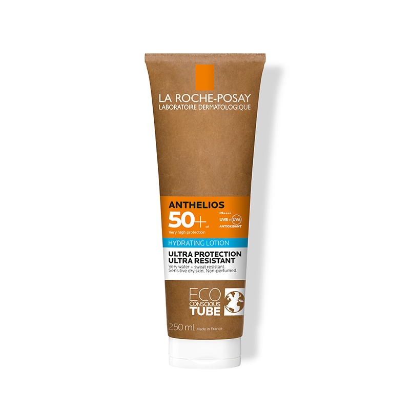 3337875761123-hydrating-lotion-50spf-250ml-carton-tube-packshot-front-10.jpg LA ROCHE-POSAY apsauginis veido ir kūno pienelis ANTHELIOS HYDRATING SPF50+, 250 ml - Image 1
