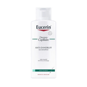 EUCERIN gelinis šampūnas nuo pleiskanų/riebiai galvos odai DERMOCAPILLAIRE 250 ml