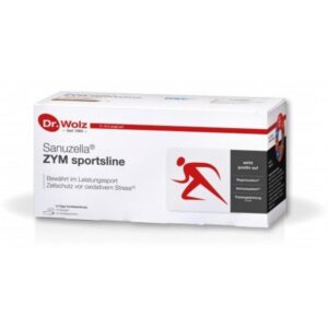 Dr. Wolz Sanuzella ZYM sportsline 14 buteliukų x 20ml + kapsulės – maisto papildas sportininkams regeneracijai ir imunitetui