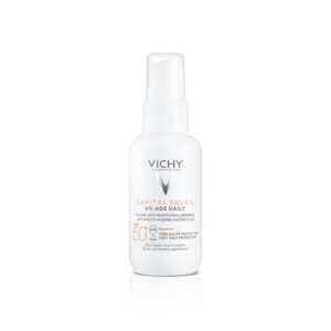 VICHY nuo fotosenėjimo saugantis vandens pagrindo fluidas CAPITAL SOLEIL UV-AGE DAILY, SPF50+, 40 ml