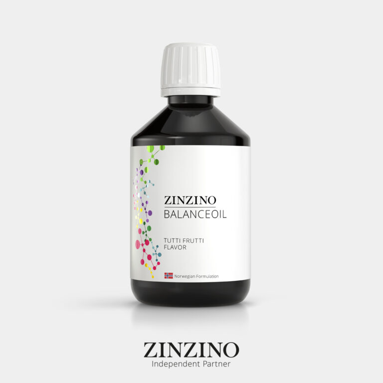 Zinzino BalanceOil Tutti Frutti 300 ml – Omega-3, polifenoliai ir vitaminas D3 vaikams, gaivus skonis