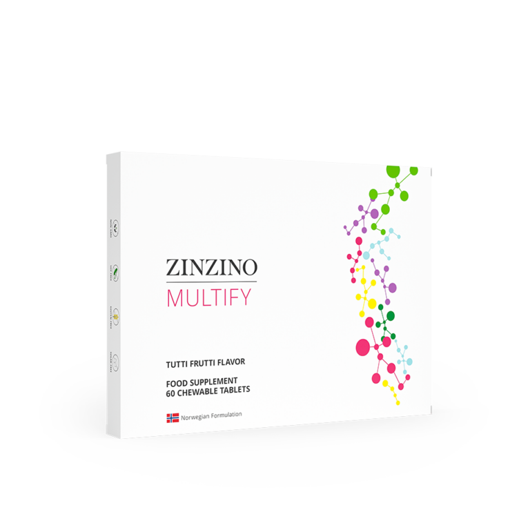 Zinzino Multify multivitaminai vaikams, 60 kramtomų tablečių