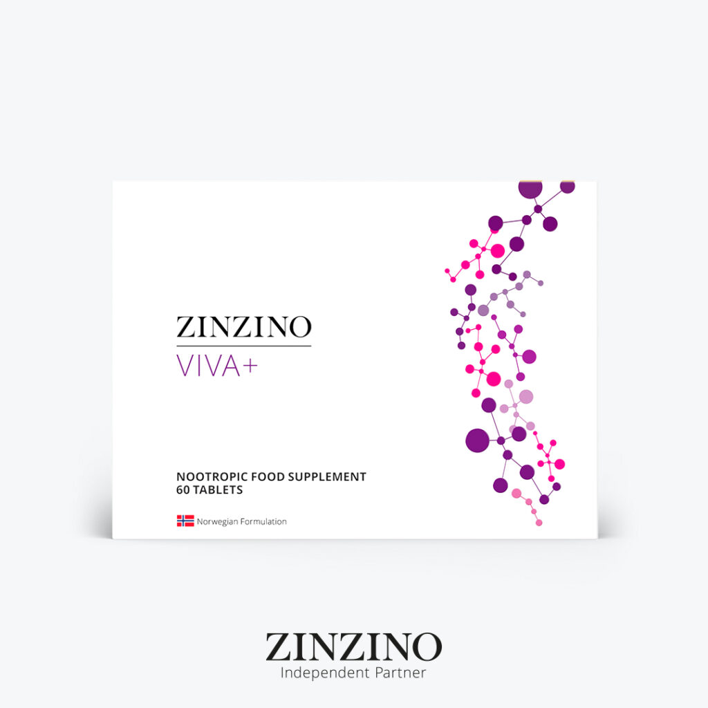 Zinzino Viva+ nootropinis maisto papildas su šafranu, 60 tablečių