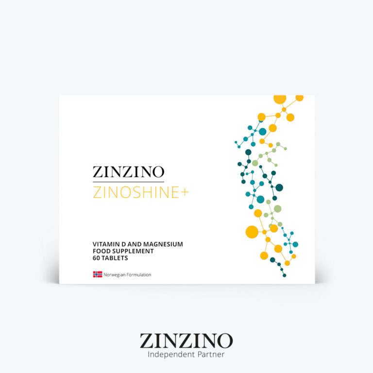 Zinzino ZinoShine+ vitaminas D3 ir magnis, 60 tablečių