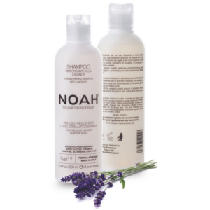 Noah 1.3. Strengthening Shampoo With Lavender Stiprinamasis šampūnas kasdieniam naudojimui, jautriai galvos odai, 250ml