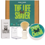Men Rock Ultimate Shaving Gift Set Sicilian Lime skutimosi rinkinys su dviašmeniu skustuvu, 1 vnt.