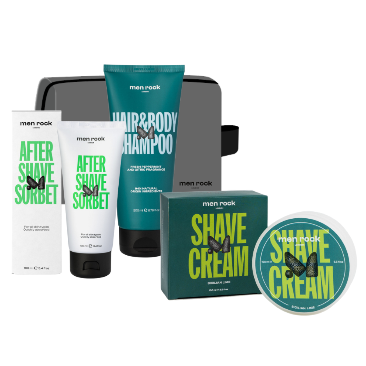 5060796560831-1200x1200 Men Rock Routine Goals Daily Grooming Kit Kelioninis odos priežiūros priemonių rinkinys vyrams, 1vnt - Image 1