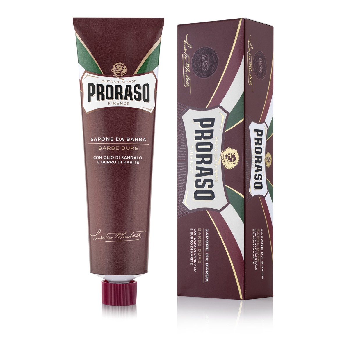 8004395001095-1200x1200 Proraso Red Line Shaving Cream Odą maitinantis skutimosi kremas, 150ml - Image 1