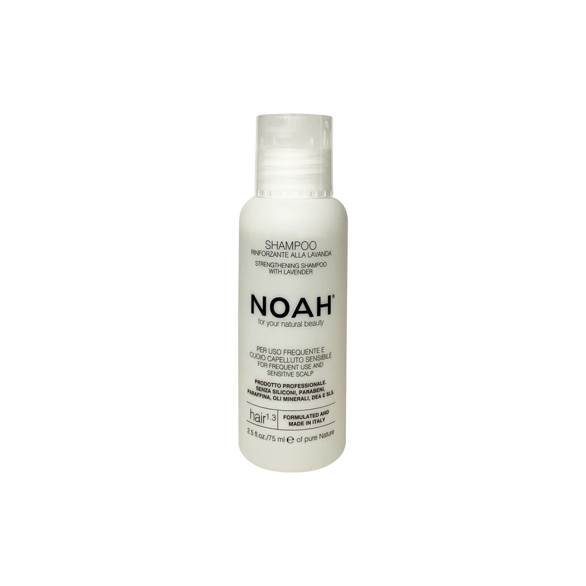 8034063522584-1200x1200 Noah 1.3. Strengthening Shampoo With Lavender Stiprinamasis šampūnas kasdieniam naudojimui, jautriai galvos odai, 75ml - Image 1