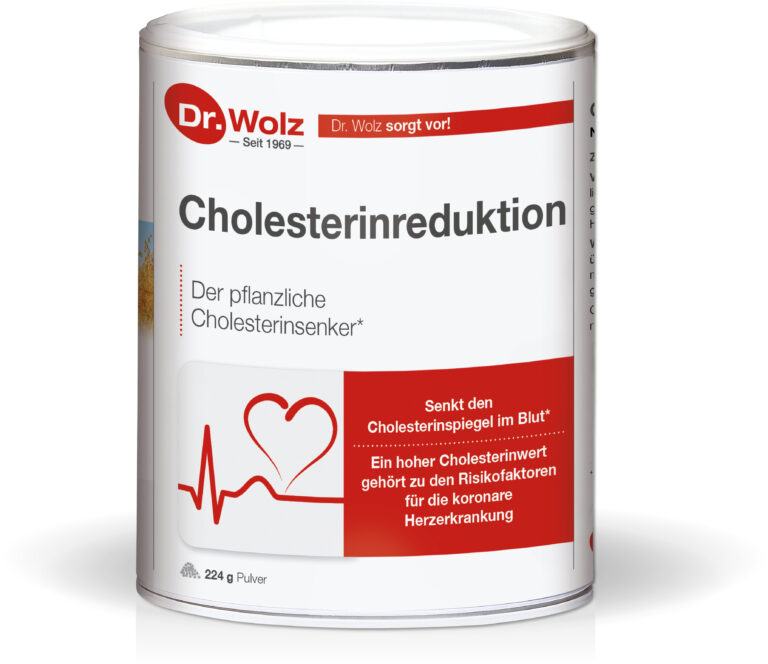 Dr. Wolz Cholesterinreduktion milteliai 224 g – su beta-gliukanais cholesterolio palaikymui