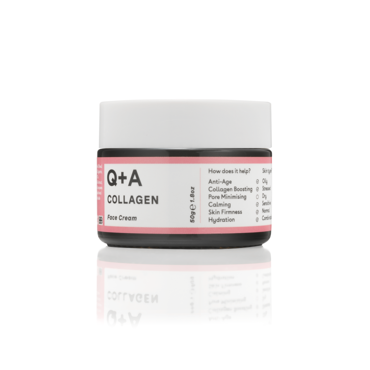collagen-face-cream-1200x1200 Q+A veido kremas su kolagenu Collagen Anti-Age Face Cream, 50 ml - Image 1