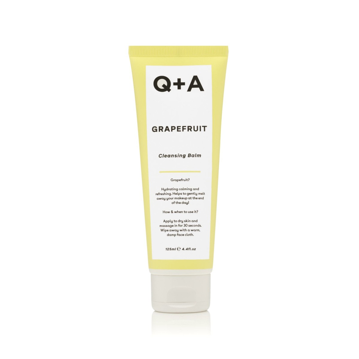 grapefruit-cleansing-balm-1200x1200 Q+A Grapefruit Cleansing Balm Valomasis veido balzamas, 125ml - Image 1