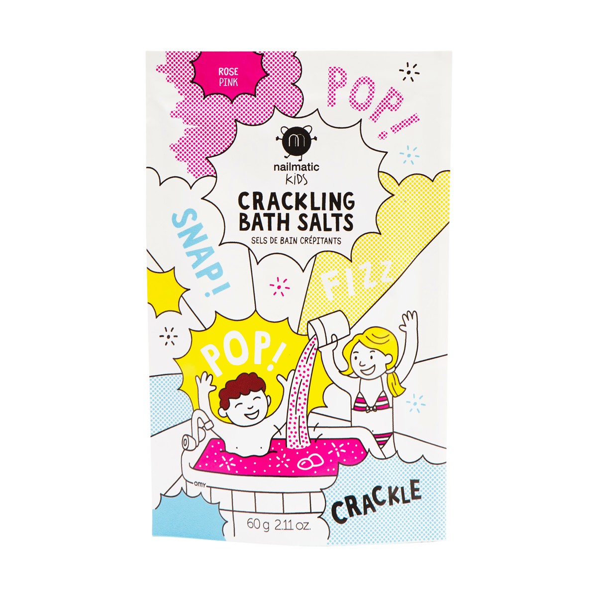 pink-crackling-bath-salts-1200x1200 Nailmatic KIDS Pink Crackling Bath Salts Spragsinti vonios druska, 60g - Image 1