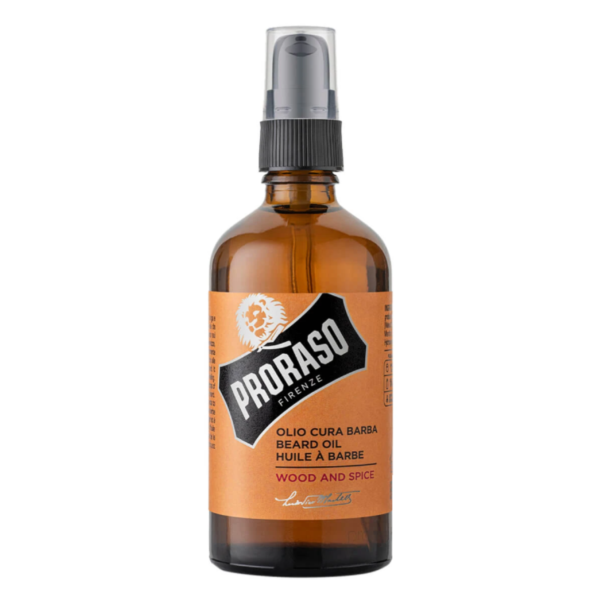 wood-oil-100ml-1200x1200 Proraso Wood & Spice Beard Oil Barzdos aliejus, 100ml - Image 1