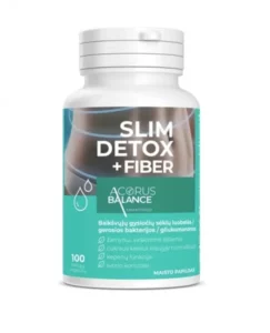 ACORUS BALANCE SLIM DETOX + FIBER, 100 kapsulių